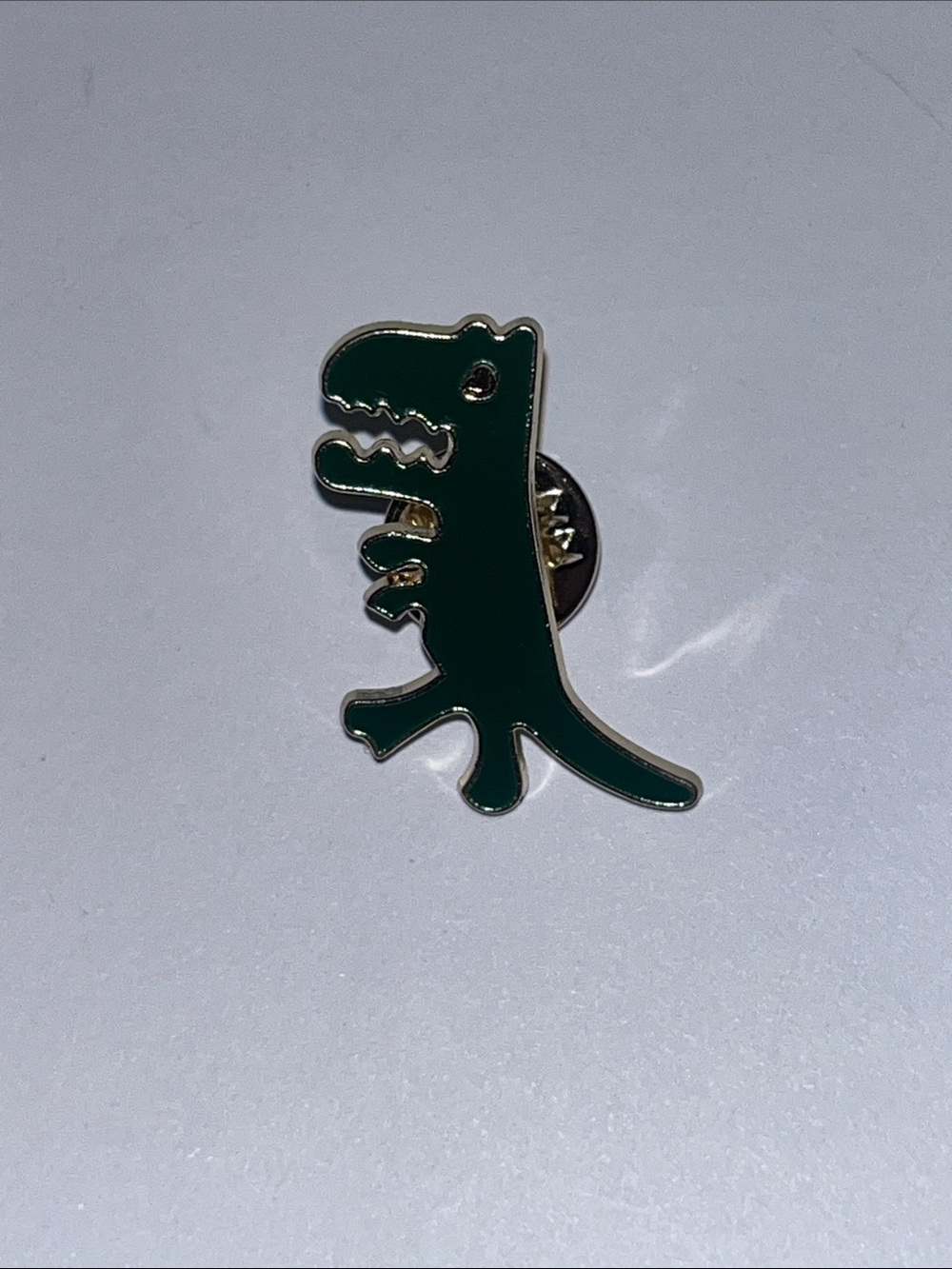 Green Dinosaur Enamel Pin